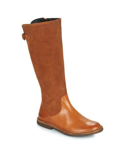 Bottes femmes Kickers KICK TITANIUM Marron