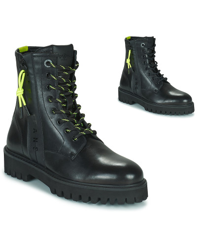 Boots femmes Pepe jeans TRUCKER LACES W Noir