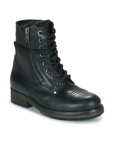 Boots femmes Pepe jeans MELTING COMBAT W Noir