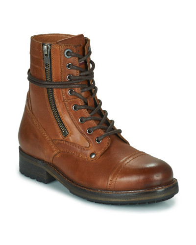 Boots femmes Pepe jeans MELTING COMBAT W Marron