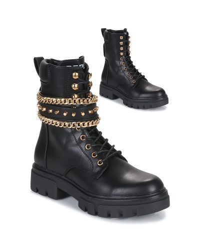 Boots femmes Replay HANNA CHAINS Noir