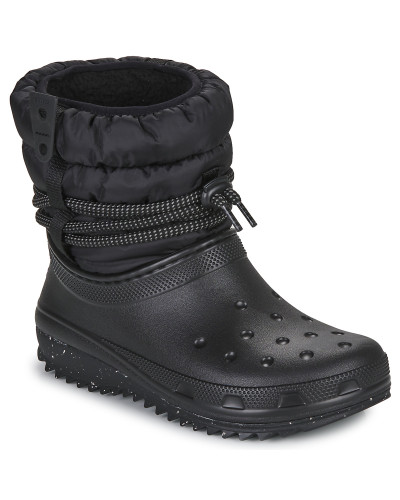 Bottes neige femmes Crocs CLASSIC NEO PUFF LUXE BOOT W Noir