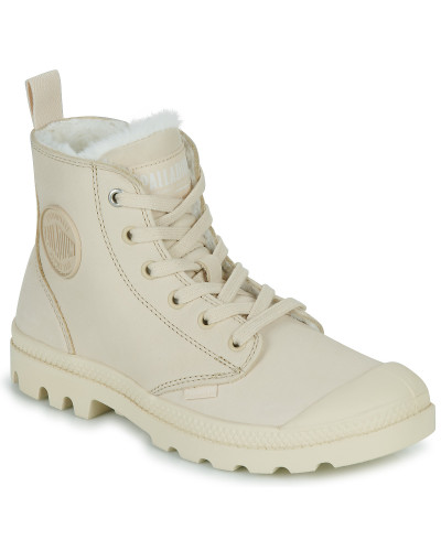 Boots femmes Palladium PAMPA HI ZIP WL Beige