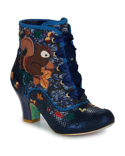 Bottines femmes Irregular Choice SQUIRREL AWAY Bleu