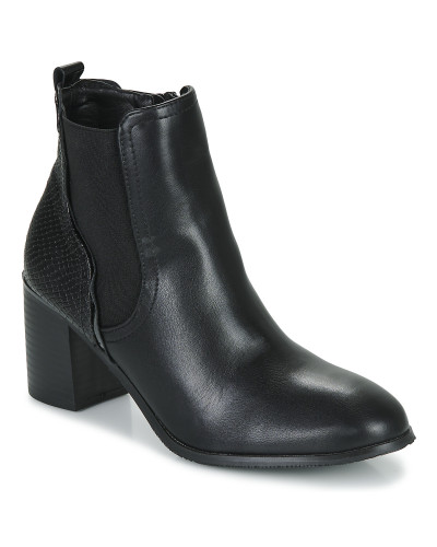 Bottines femmes The Divine Factory QL4723-NOIR Noir