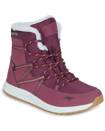 Bottes neige femmes Kangaroos K-WW LEYLA RTX Bordeaux