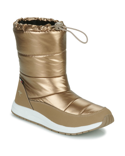 Bottes neige femmes Kangaroos K-WW LUNA RTX Doré