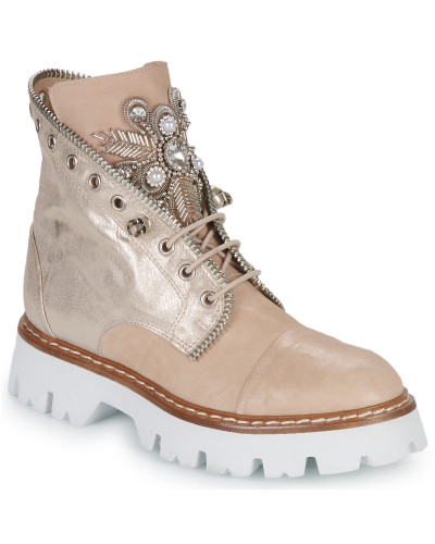 Boots femmes Fru.it TEXANO Beige