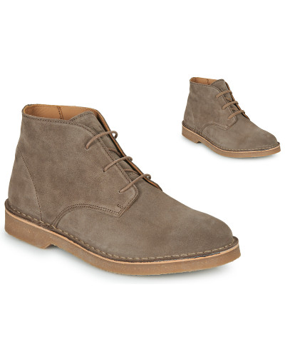 Boots hommes Selected SLHRIGA NEW SUEDE DESERT BOOT Marron