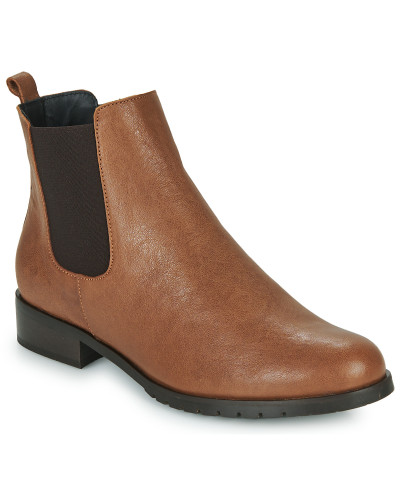 Boots femmes So Size OMANYA Marron