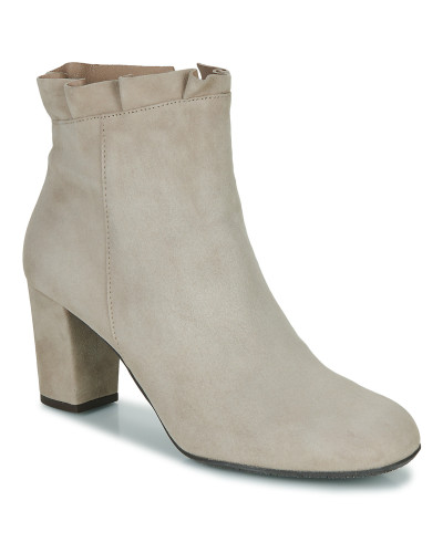 Bottines femmes So Size GEMINA Beige