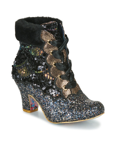 Bottines femmes Irregular Choice Cuppa T Noir