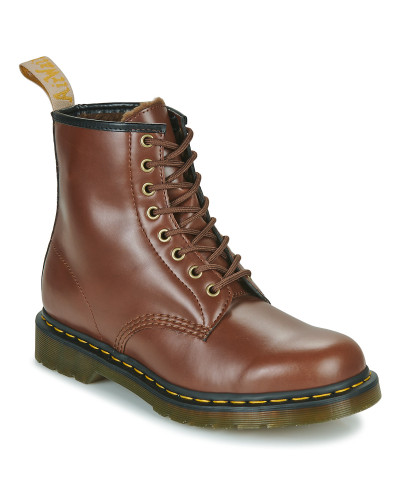 Boots femmes Dr. Martens Vegan 1460 Marron