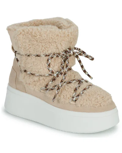 Bottes neige femmes Ash MOBOO Beige