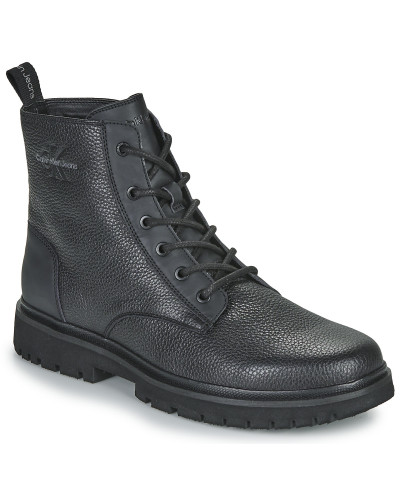 Boots hommes Calvin Klein Jeans EVA MID LACEUP BOOT LTH Noir