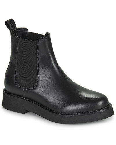 Boots femmes Tommy Jeans TJW CHELSEA FLAT BOOT Noir