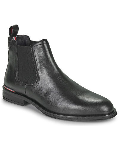 Boots hommes Tommy Hilfiger CORE RWB HILFIGER LTH CHELSEA Noir