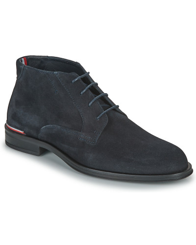 Boots hommes Tommy Hilfiger CORE RWB HILFIGER SUEDE L BOOT Bleu