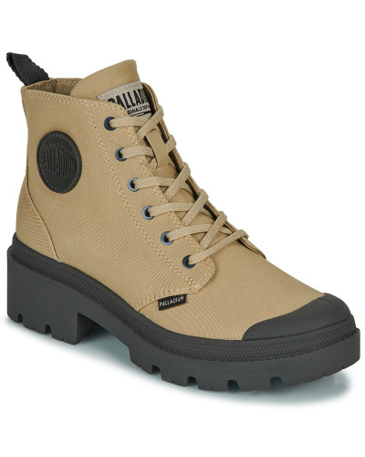 Boots femmes Palladium PALLABASE TWILL Beige