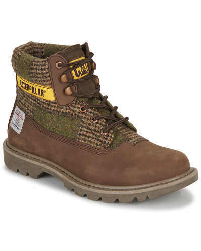 Boots hommes Caterpillar COLORADO 2.0 HARRIS TWEED Marron