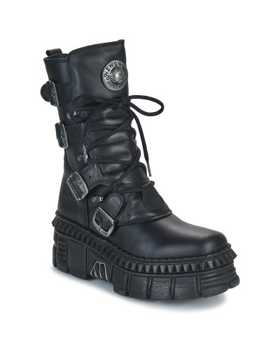 Bottes femmes New Rock M-WALL373-S6 Noir