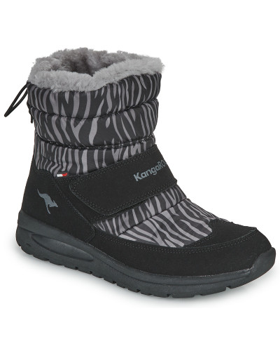 Bottes neige femmes Kangaroos K-PE MARTY RTX Noir