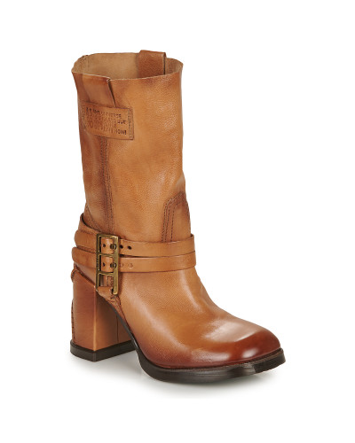 Bottines femmes Airstep / A.S.98 LUSSY BUCKLE Marron