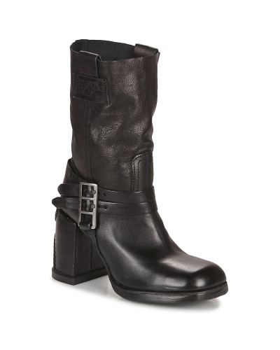 Bottines femmes Airstep / A.S.98 LUSSY BUCKLE Noir