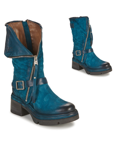 Boots femmes Airstep / A.S.98 EASY ZIP Bleu