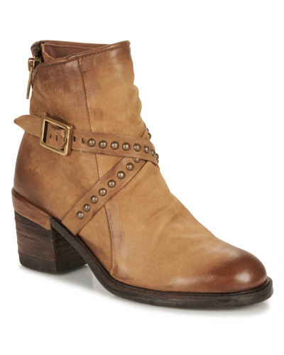 Boots femmes Airstep / A.S.98 JAMAL BUCKLE Marron