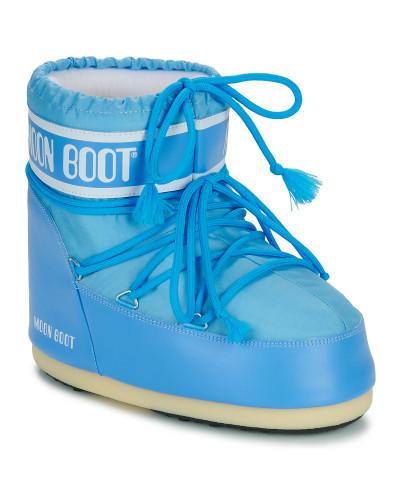 Bottes neige femmes Moon Boot MB ICON LOW NYLON Bleu