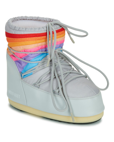 Bottes neige femmes Moon Boot MB ICON LOW RAINBOW Multicolore