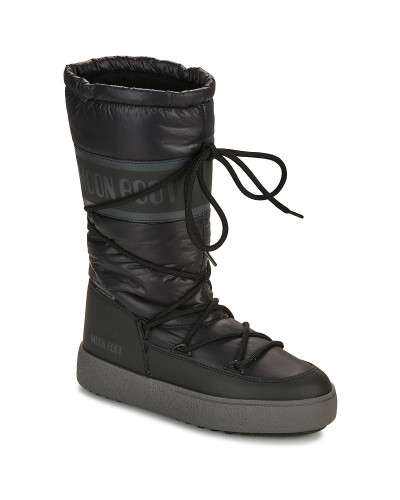 Bottes neige femmes Moon Boot MB LTRACK HIGH NYLON WP Noir