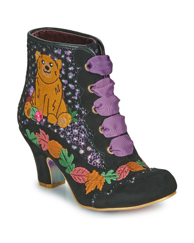 Bottines femmes Irregular Choice BIG OL'BEAR Noir