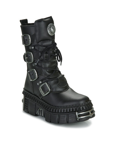 Boots femmes New Rock WALL 1473 VEGAN Noir