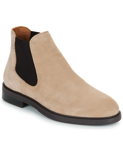 Boots hommes Selected SLHBLAKE SUEDE CHELSEA BOOT Beige