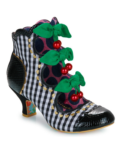 Bottines femmes Irregular Choice CHERRY COLA Noir