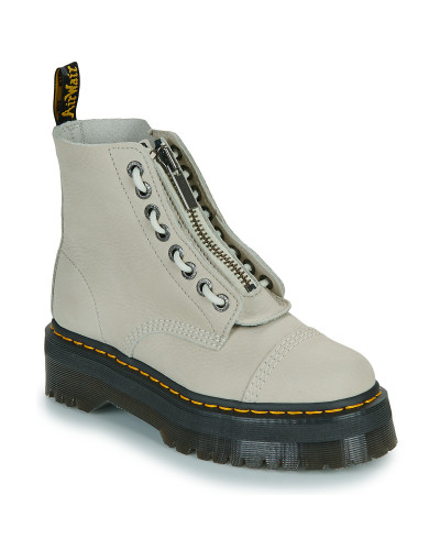 Boots femmes Dr. Martens Sinclair Smoked Mint Tumbled Nubuck Blanc