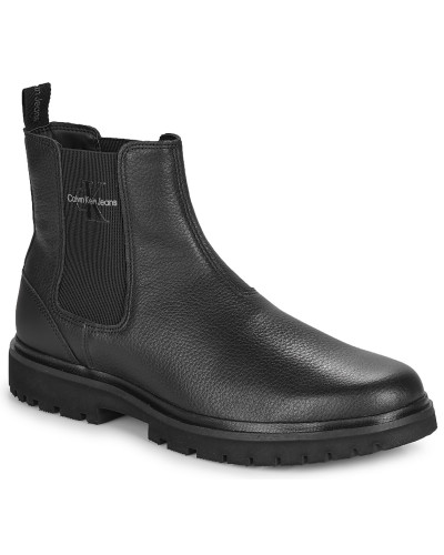 Boots hommes Calvin Klein Jeans EVA MID CHELSEA BOOT Noir