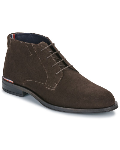 Boots hommes Tommy Hilfiger CORE RWB HILFIGER SUEDE L BOOT Marron