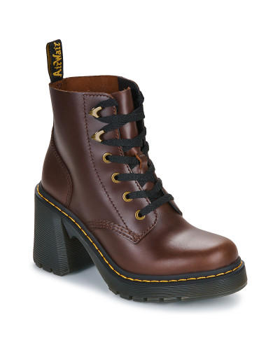 Bottines femmes Dr. Martens Jesy Dark Brown Classic Pull Up Marron