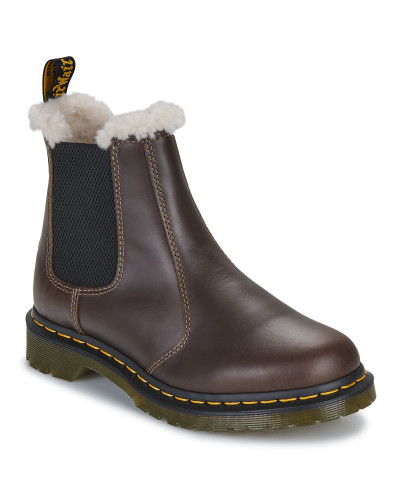 Boots femmes Dr. Martens 2976 Leonore Dark Khaki Orleans Marron