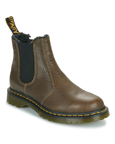 Boots femmes Dr. Martens 2976 Dms Olive Grizzly Marron