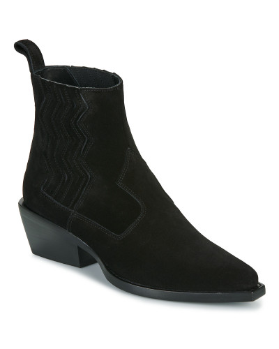 Boots femmes Freelance CALAMITY ZIGZAG Noir