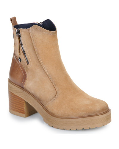 Bottines femmes Dorking SARAH Beige