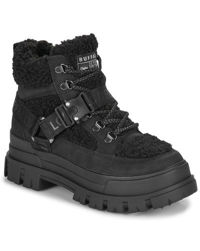 Boots femmes Buffalo ASPHA COM MID WARM Noir