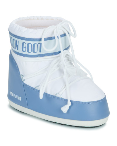 Bottes neige femmes Moon Boot MB ICON LOW NYLON Bleu