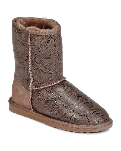 Boots femmes EMU STINGER PRINT LO Marron