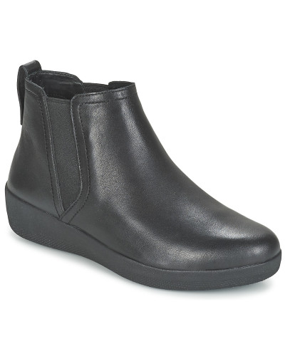 Boots femmes FitFlop SUPERCHELSEA BOOT Noir