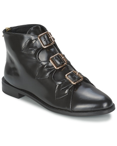 Bottines femmes F-Troupe Triple Buckle Boot Noir